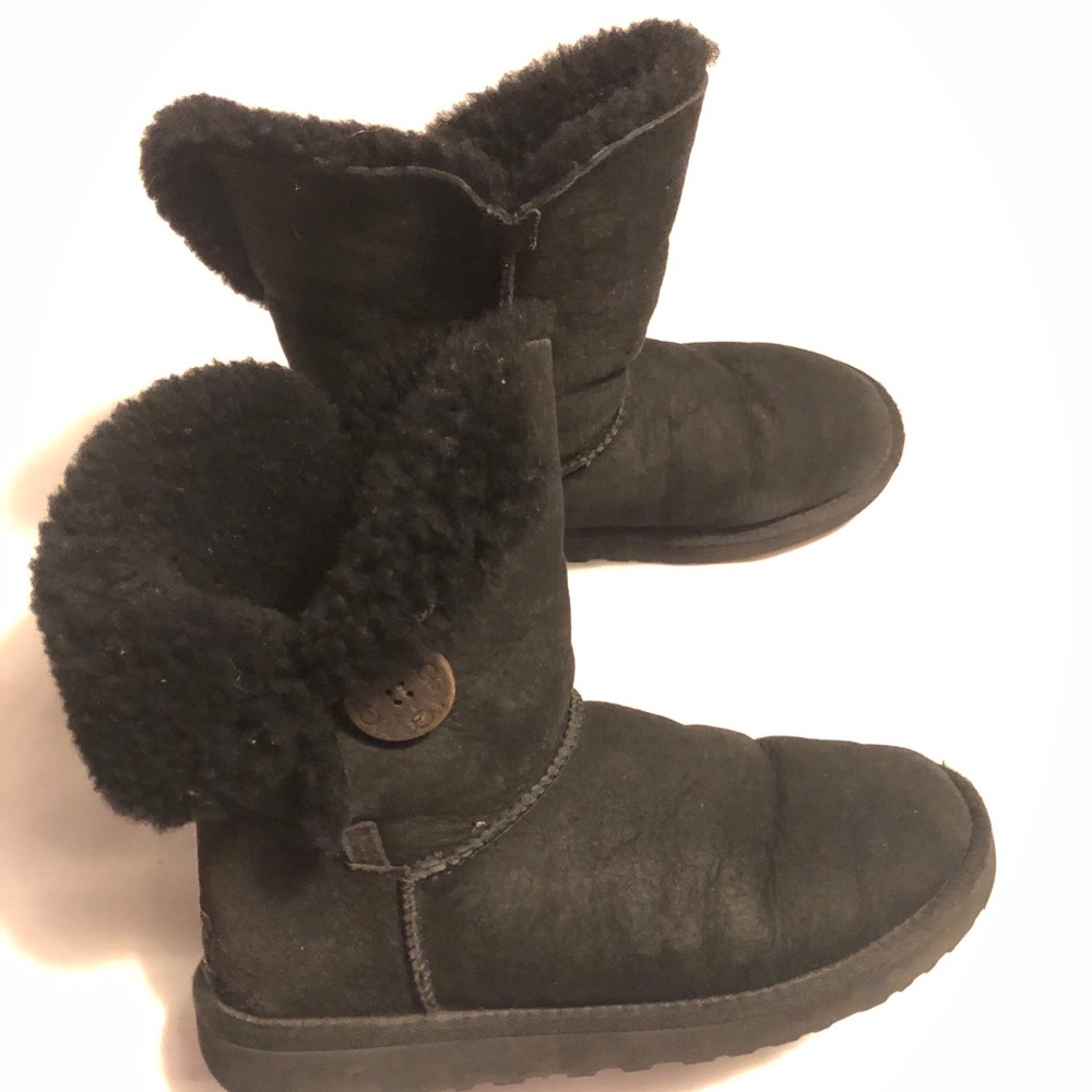 Ugg Bailey Button Black Boots - image 1